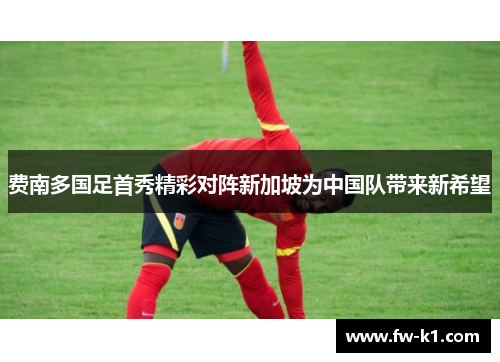 费南多国足首秀精彩对阵新加坡为中国队带来新希望